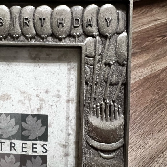 Sixtrees Silver Metal birthday picture Frame - Picture 3 of 4